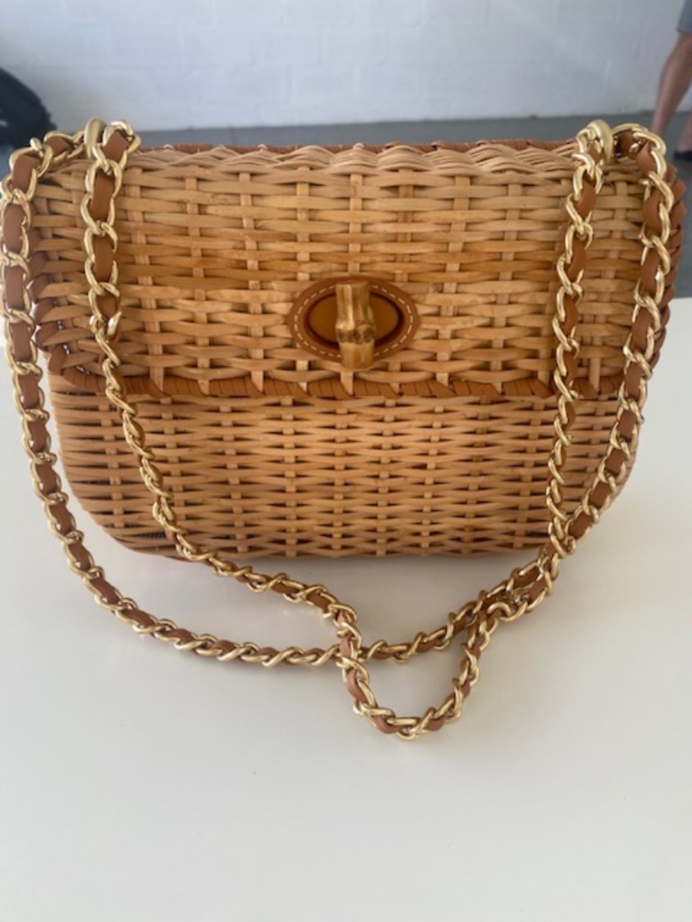 J McLaughlin Woven Handbag - Picture 5 of 12